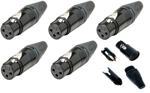 Xlr neutrik nc3fxx d - 5x,