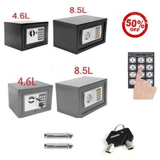 Safe Tresor klein mit Schlüssel&Nummernschloss Möbeltresor Hotelsafe Geldschrank