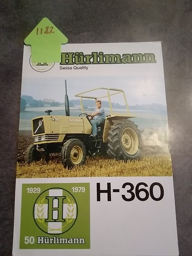 Hurlimann traktor 360 - traktor,