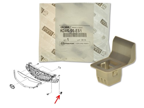 Grille halterung clip - halterung,