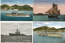 12 alte Postkarten  Schiffe Boote Dampfer  vor  1945  Lot Konvolut Sammlung