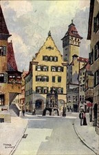 Künstler Ak Schmidt, Franz, Stuttgart, Greifsstraße - 4698696