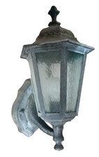 Außen Wand Lampe Leuchte Laterne grau