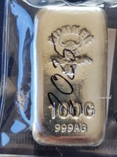 100 g Silberbarren Bunker 2025