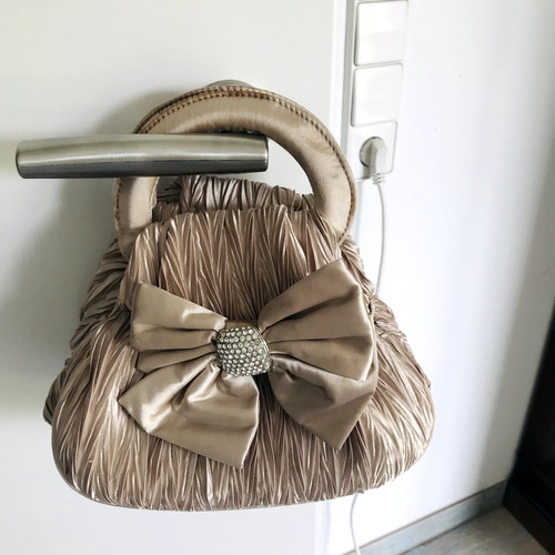 Satintasche mit schleife - schleife, und