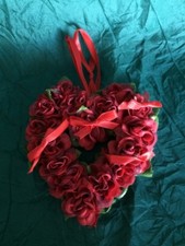 verschiedene DEKO: Spiegel-Metalldeko o. Rosenherz o. Metalldeko