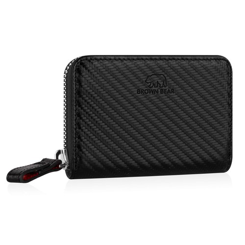 Brown bear slim wallet - brown,