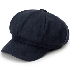 Solid color wool beret