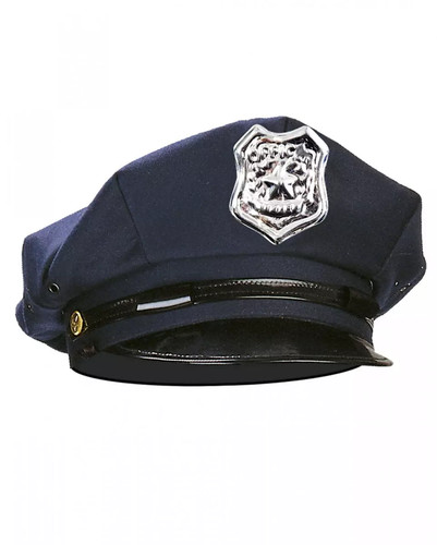 Blaue polizei mütze - blaue,