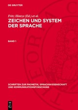Zeichen Und System Der Sprache
