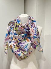 100% SEIDE Silk Halstuch Pashmina Schal Stola Premium Blogger Tuch Luxus Silk