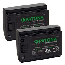 2 x Patona Premium Akku für Sony Alpha 7S III, a7S III, 9, a9, a9 II - NP-FZ100