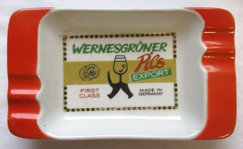 Reklame porzellan aschenbecher - porzellan,