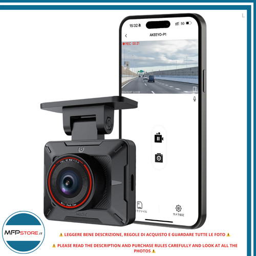 Akeeyo dashcam auto - akeeyo, 1080p