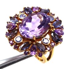 925 Sterlingsilber Amethyst