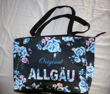 Robin Ruth Tasche ALLGÄU - Rosen auf schwarz