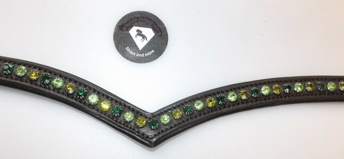 Stirnriemen leder schwarz - v,