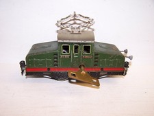 alte Märklin Spur 0 Blech Elektrolokomotive RV 890 Uhrwerk intakt Schlüssel