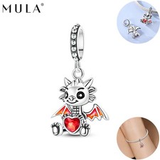 MULA Original 925 Sterling Silber Baby lange Anhänger Charme für Frauen Armband