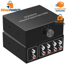 UNSTINCER Cinch RCA L/R Audio