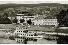 Binnenschiffe, Karlshafen, Weser, Fahrgastschiff, Alte Original-AK, BI 148