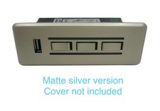 HSF306B-NT matt silber 3 Tasten USB Schalter elektrische Liege gebraucht von Natuzzi