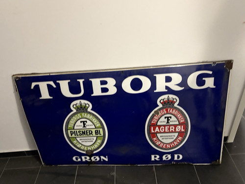 Tuborg blechschild aus - tuborg,