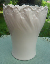 Blumenvase - weiß - gebraucht-Tirschenreuth- Germany -17cm hoch-