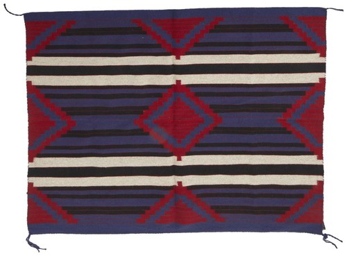 Red navajo chief blanket - blanket, rug