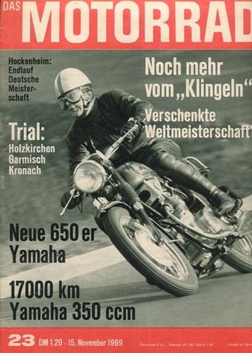 Das motorrad 1969 test - das, 23/1969