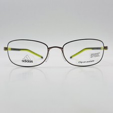 Adidas Brille Herren Damen eckig grau neon Sport a625 40 Sportbrille NEU