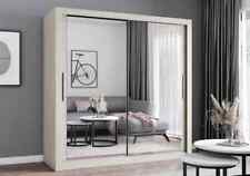Schwebetürenschrank Schrank Kleiderschrank MILAN mit Spiegel 203 cm