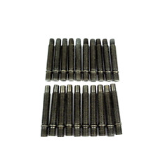 20x Doppelgewindebolzen M14x1,25 68mm Radbolzen Stehbolzen für Lug Nuts schwarz