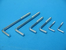  Schraubhaken,Winkelschraubhaken, verzinkt Artikel 4, Winkelhaken,Haken, 