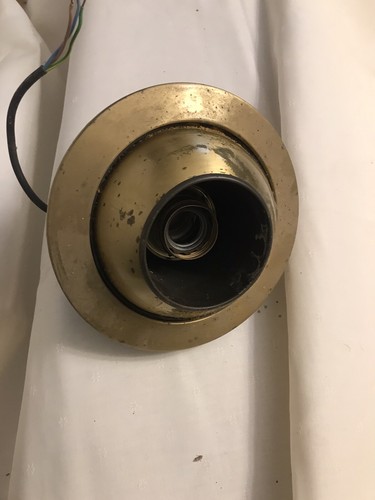 Messing spot lampe - messing, retro