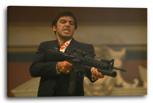 Wandbild scarface tony - wandbild,