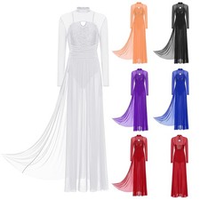 Damen Kleid Mockneck Rock