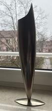 Blumenvase Schmal Silber 40 cm