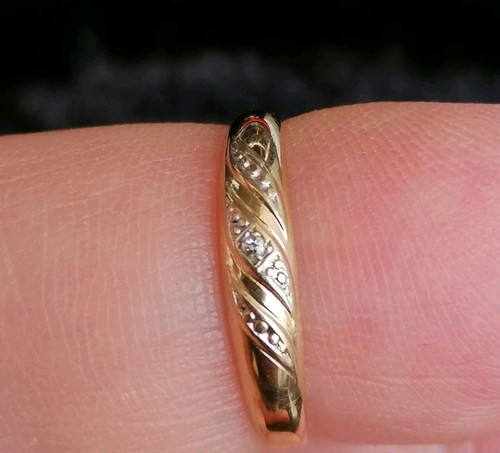 Damen ring gelbgold 333er - damen, ring,
