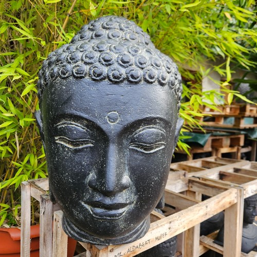 Buddha kopf brunnen - kopf,