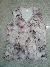 Jacke Weste ärmellos TOP modisch  gemustert Steppstoff Gr. 38 bis 42