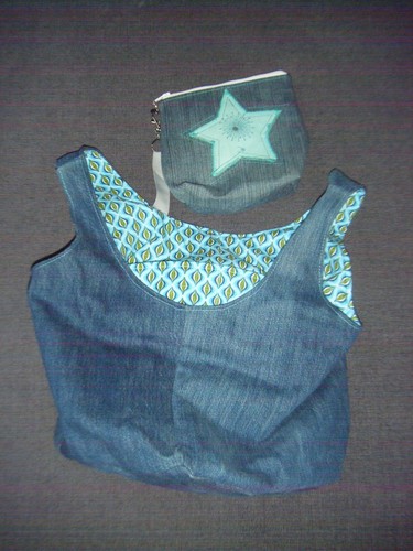 Neu jeans stofftasche - jeans-,