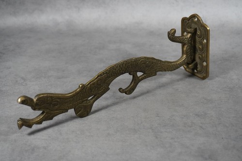 Wandhaken messing drache - wandhaken,