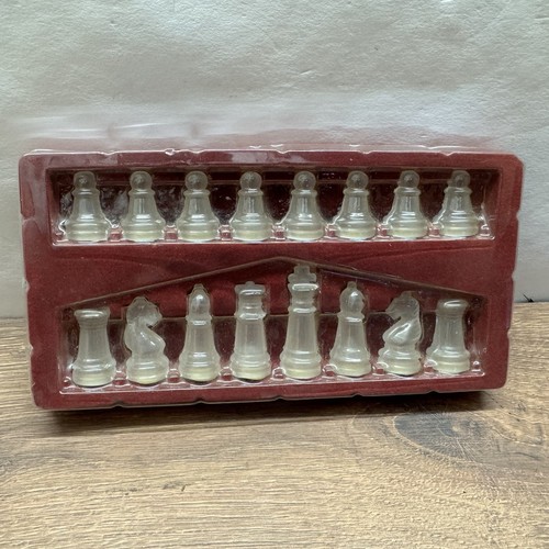 Transparente schachfiguren set - transparente,