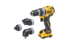 DeWALT Akku-Bohrschrauber DCD703L2T-QW 12V Drehmom. hart/weich 57,5/25,5Nm Dr...