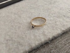 Goldring 333 mit Saphir