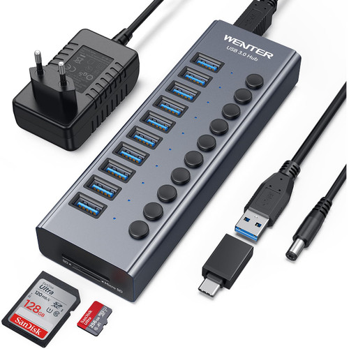 Usb hub ports - hub, 36w