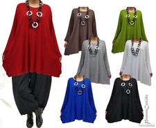 PoCo LAGENLOOK Basic Long Shirt Tunika ❶❷ L-XL-XXL-XXXL 44 46 48 50 52 54 56 58