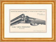 Gewehr Ideal Perfection Schrotflinte Saint-Etienne Mahler Original 288 Gerahmt