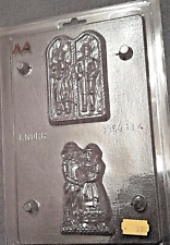 Silikonform 2 Pärchen Relief Gieß Harz Resin Silikonform Weihnacht Rohling AA